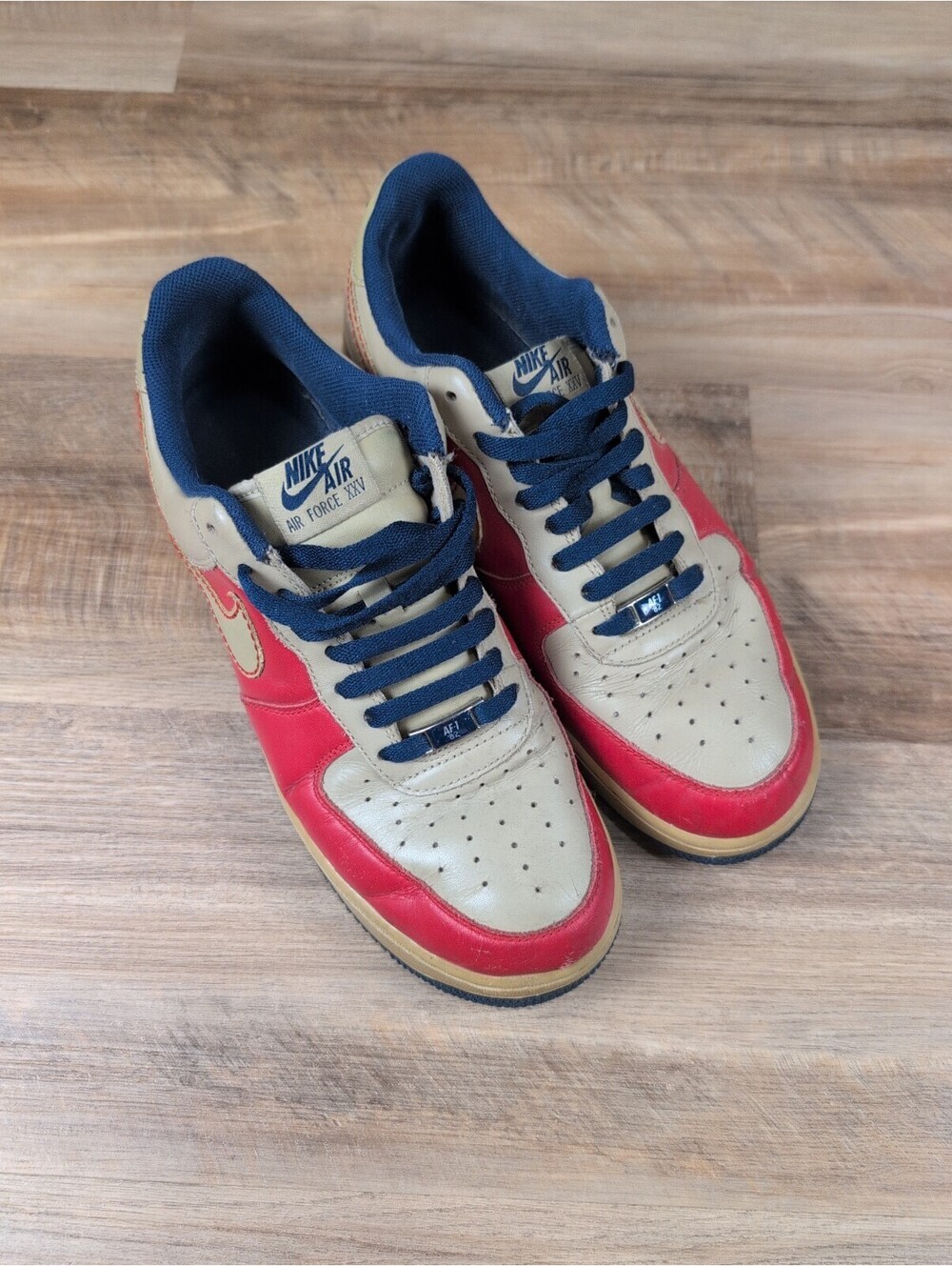 Nike Air Force 1 Low Red/Tan 317295-221 Size 10